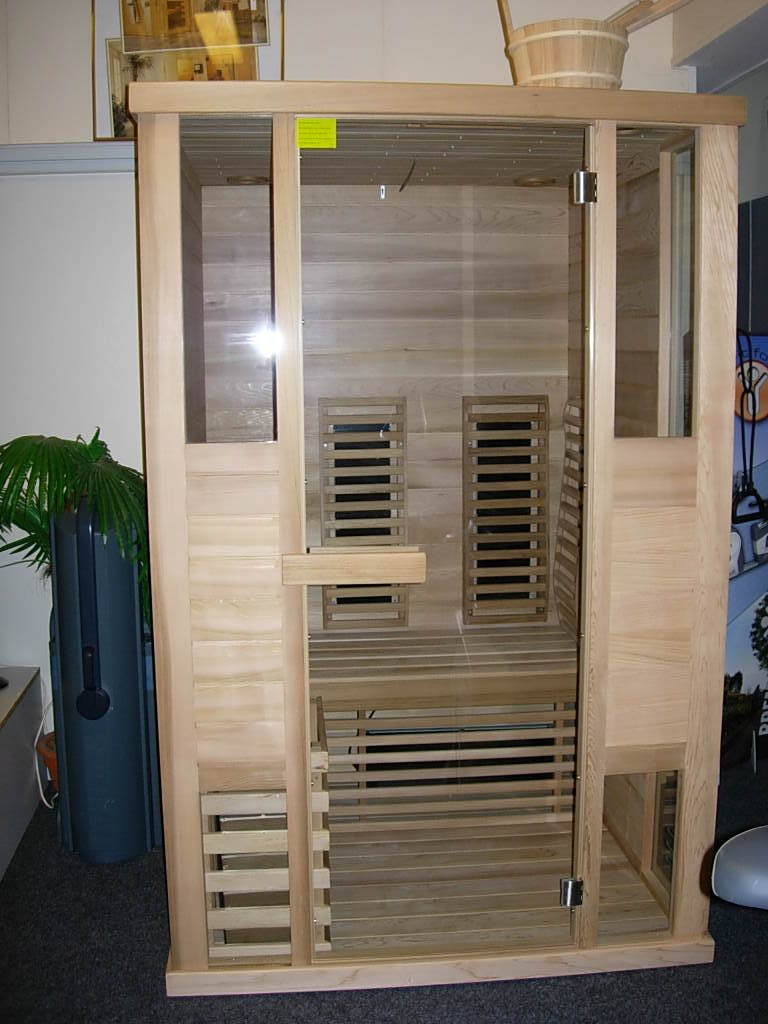 Infrarood en sauna combinatiecabine - Klik op de afbeelding om het venster te sluiten